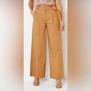 Ryegrass Tan Wide Leg Pants